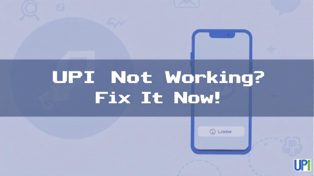 UPI not working fix