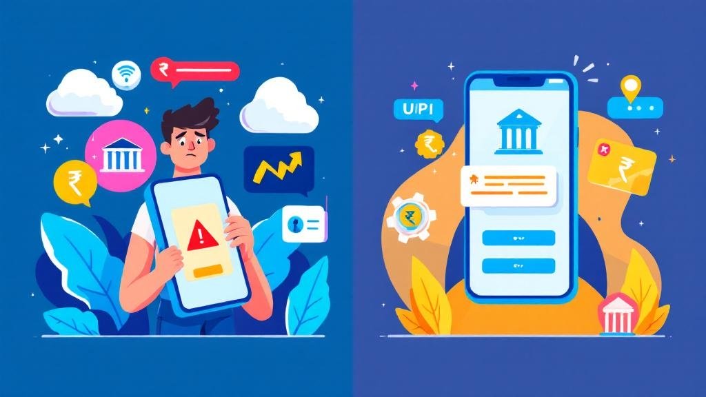 UPI payment error illustration