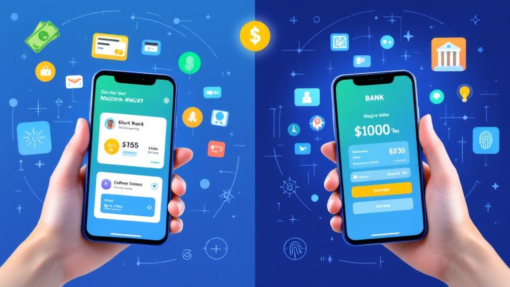 digital wallet vs bank app,