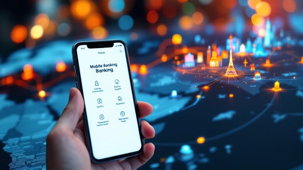 Mobile banking app user ratings