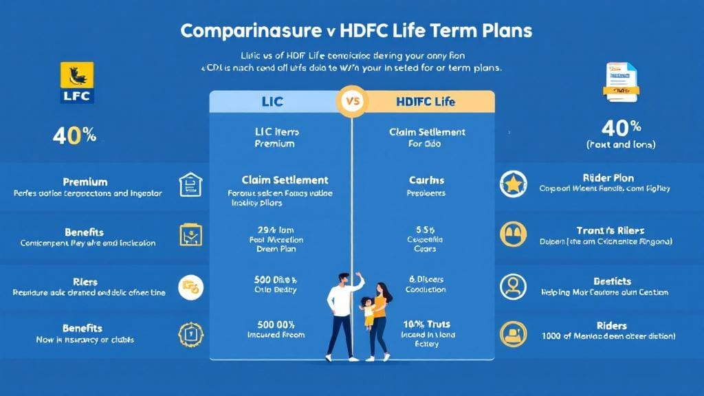 LIC vs HDFC term plan