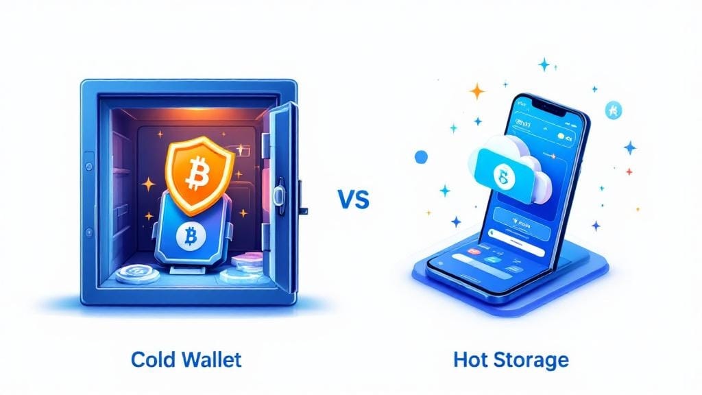 best cold wallet vs hot wallet