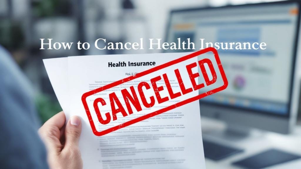 how to cancel health insurance
