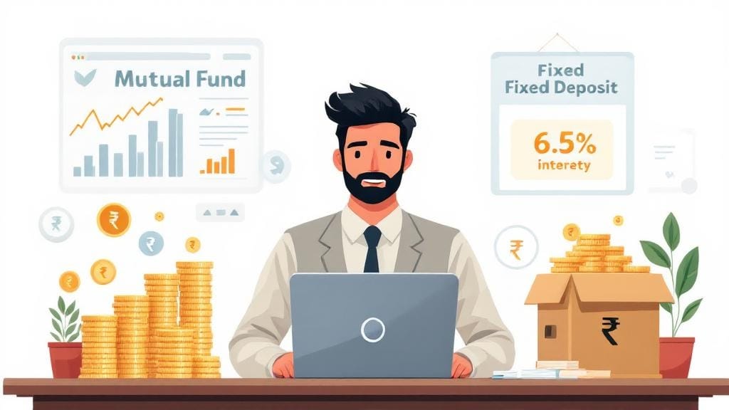 mutual fund vs fixed deposit